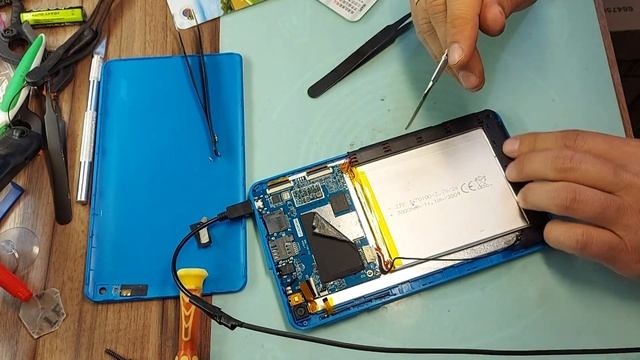 Замена дисплея на планшете DEXP URSUS S670 смотреть онлайн