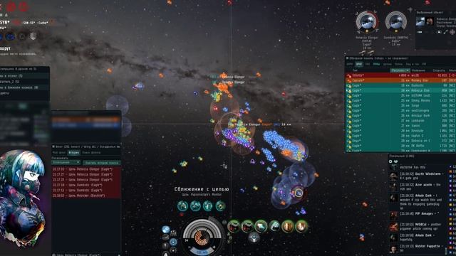 EVE Online: Битва FI.RE & Legacy VS PanFam & WinterCo | I6-SYN 1500+ игроков смотреть онлайн