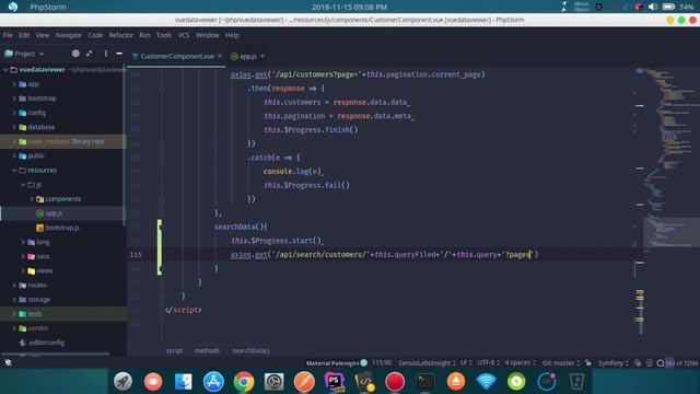 Data Viewer in Laravel and Vuejs with CRUD Search & Pagination Part:7 Search смотреть онлайн