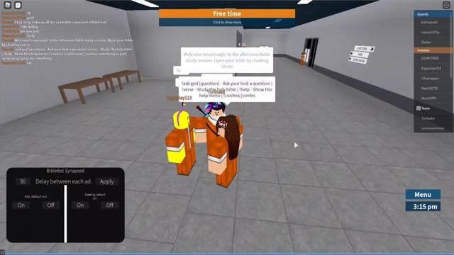 ? Biblebot |roblox script showcase смотреть онлайн
