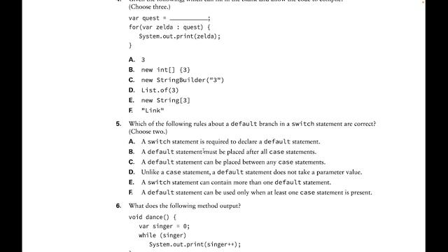 Oracle Certified professional Java SE 11 Developer разбор 2 главы (часть) смотреть онлайн