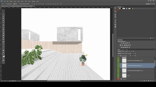 How to COLLAGE in Architecture using Photoshop смотреть онлайн