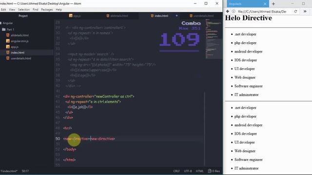 15-angularJs - more about custom directives смотреть онлайн