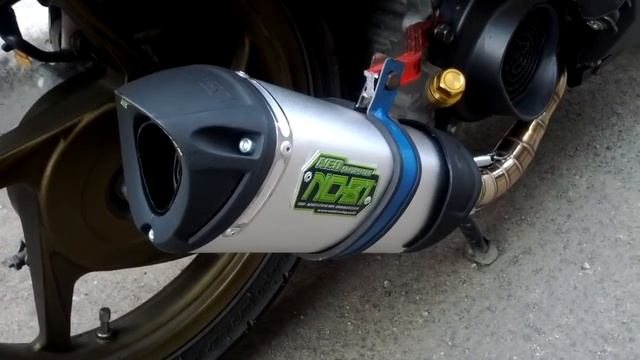 NOB1 Neo SS Dual Sound Exhaust + Tsukigi Pipe on Honda Spacy Fi смотреть онлайн