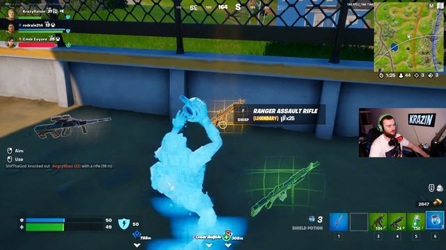 KRAZIN PLAYS FORTNITE!?! смотреть онлайн