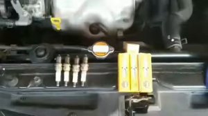 Замена свечей Kia Cerato 2006 G4ED.