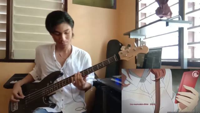 【Domestic na Kanojo OP】Kawaki wo Ameku【Bass Cover】 смотреть онлайн