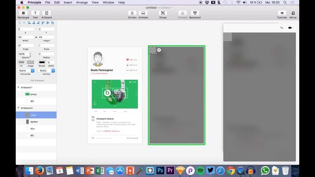 Portfolio Showcase | UI UX Animations with Principle & Sketch Tutorial смотреть онлайн