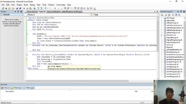 Login | Visual Studio 2005 + MySQL смотреть онлайн