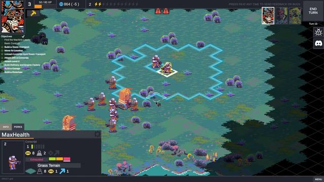 Strategy turn-based 4X game with sci-fi theme | Cantata demo gameplay смотреть онлайн