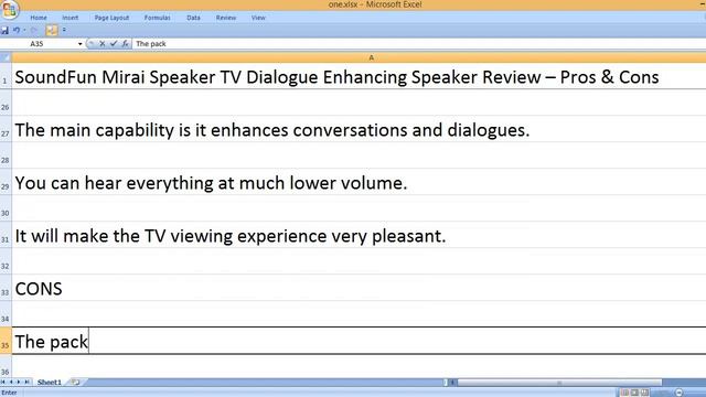 SoundFun Mirai Speaker TV Dialogue Enhancing Speaker Review – Pros & Cons смотреть онлайн