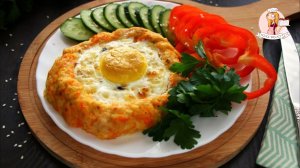 ГНЕЗДА из ФАРША с начинкой из грибов с сыром в духовке