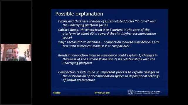 Seminari GeoSed 2021 - Webinar Prof. Fabrizio Berra смотреть онлайн
