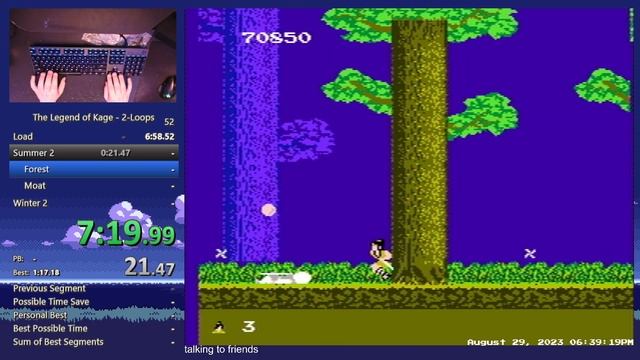 The Legend of Kage (NES - 2 Loops) in 14:04.650 (World Record) смотреть онлайн