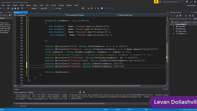 CSharp Basic Tutorial 21 Array Functions смотреть онлайн