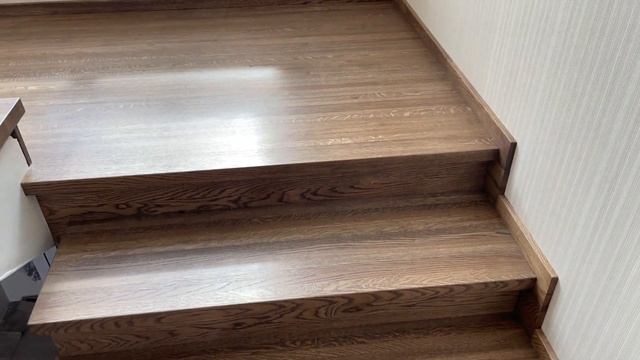 лестница из дуба от drevodeco.ru смотреть онлайн