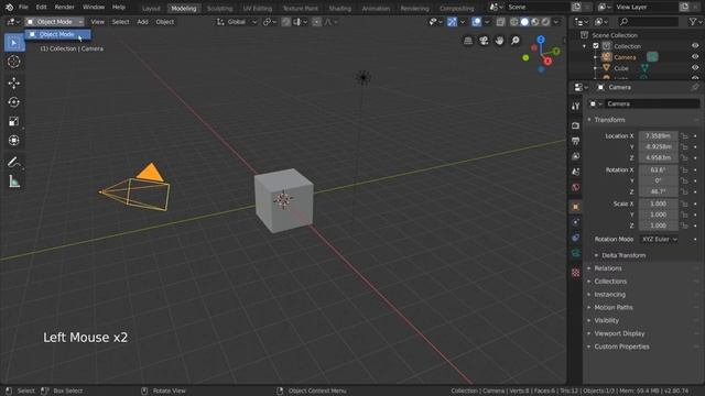 Object and Edit Mode - Blender Fundamentals - Part 9 смотреть онлайн