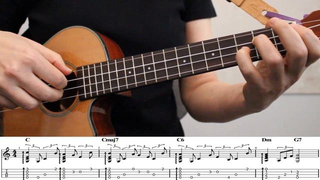 La Vie En Rose ? Ukulele Fingerstyle Tabs + Chords + Tutorial смотреть онлайн