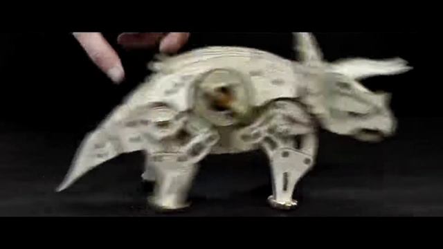 Сборная модель EWA Динозавр Трицератопс смотреть онлайн