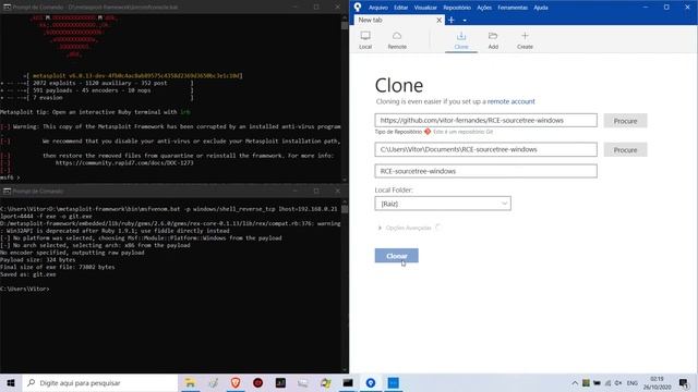 SourceTree - Remote Code Execution смотреть онлайн