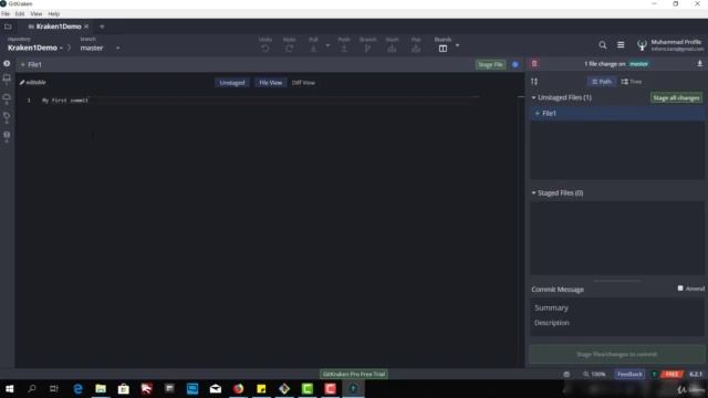 Git Kraken - Initialize a Repo, Commit and ammend commits | IT In Ameerpet смотреть онлайн