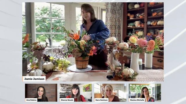 Lilies for Fall - An Arrangement Tutorial with Jamie Jamison смотреть онлайн