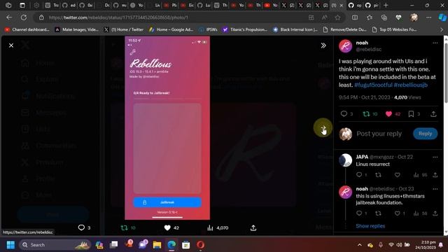 [UPDATE] New WIP Rootful Rebellious Jailbreak based on Fugu15 Rootful | Fully Explained | 2023 смотреть онлайн