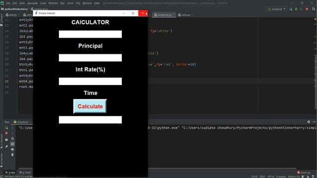 PYTHON Simple Project || Simple Interest Calculator смотреть онлайн