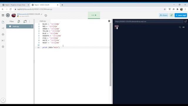 Como Cambiarle el Color a las Letras en Python / Tutoriales de Python смотреть онлайн