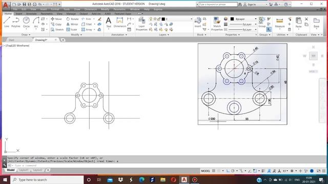 EX 4 AUTOCAD 2D смотреть онлайн