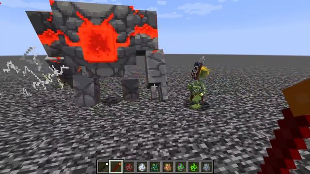 Redstone Golem(Dungeons Content) Vs. Mowzie's Mobs in Minecraft смотреть онлайн