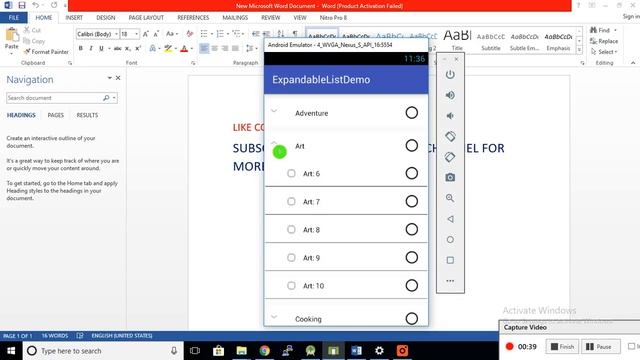 Android ExpandableListView Checkbox Example смотреть онлайн