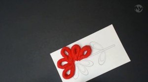 Поделки из бумаги 87 - Гофротрубочки. Цветок