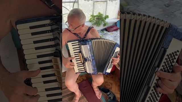 Germany Accordion Firotti, 3/4 Accordion, 80 Bass, 34 Keys, 3 Voices, 5+3 Registers, ON SALE