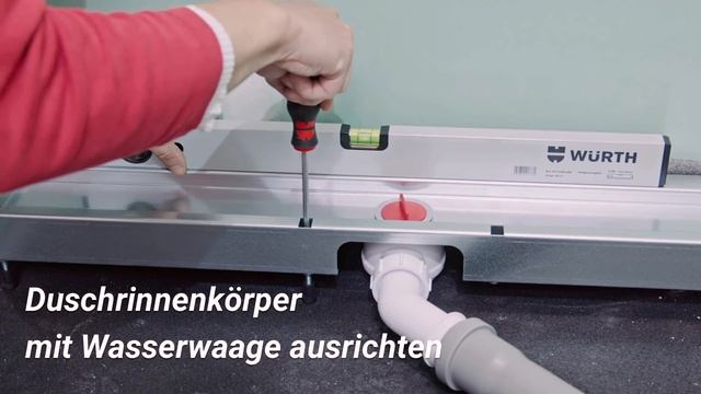 Duschrinne mit Montagefüßen einbauen смотреть онлайн