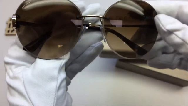 Очки солнцезащитные 6091-B 278/13 Bvlgari с футляром смотреть онлайн