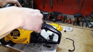 Замена топливного шланга на бензопиле Чемпион 237. Течь бензина