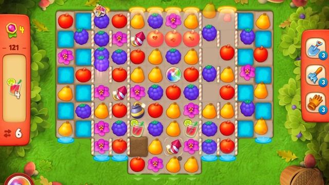 GardenScapes Level 121 no boosters смотреть онлайн