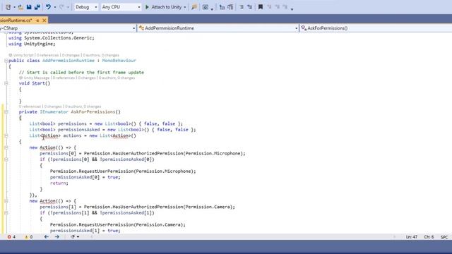 How to request multiple permission at once in Android #unity3d #unity3dgames смотреть онлайн
