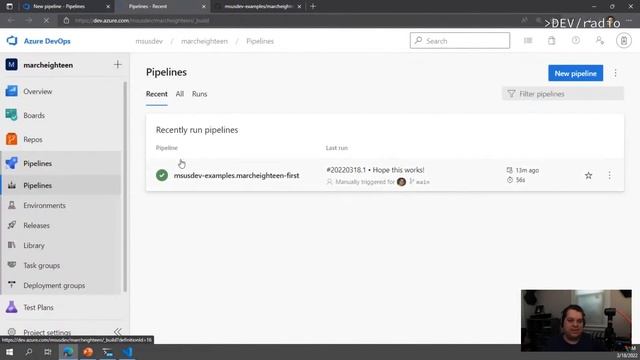 Deploy your code to Azure with Azure Pipelines смотреть онлайн