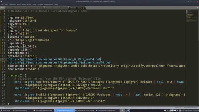 ArcoLinuxIso : 1139 creating your very first pkgbuild for a third party application - gitfiend 1/2 смотреть онлайн