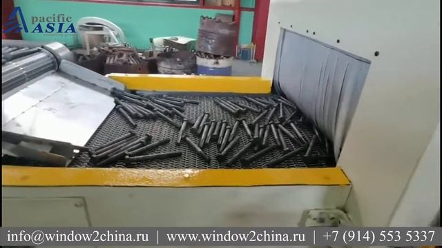 Дробеметная установка с сетчатым конвейером QWD смотреть онлайн