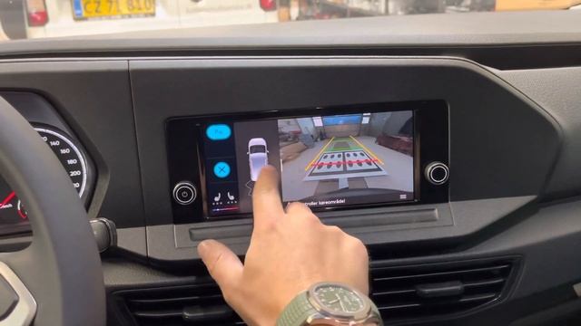 2021 VW Caddy with OEM rearview camera high on composition media смотреть онлайн