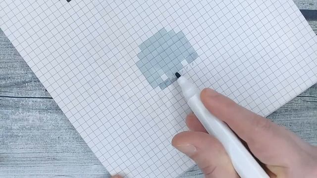 Как нарисовать Волан-де-Морта (Тёмный Лорд) по клеточкам / Рисунки из Гарри Поттера смотреть онлайн
