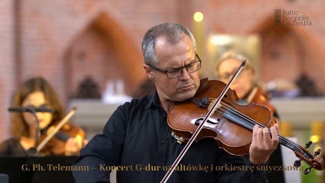 G.Ph.Telemann -Koncert G-dur na altówkę i ork.smyczkową |Andriy Viytovych |Baltic Neopolis Festival смотреть онлайн