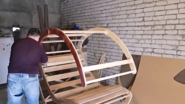 Садовая кочеля-шезлонг. Отличная идея для сада смотреть онлайн
