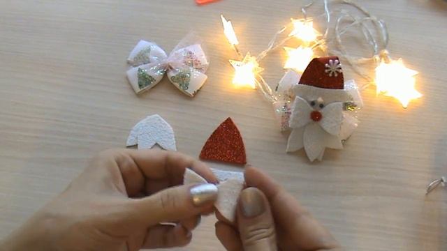 ?"Дед Мороз"из фоамирана.Новогодние бантики ❄️Balakireva Irina. DIY.Christmas bows. Santa. смотреть онлайн