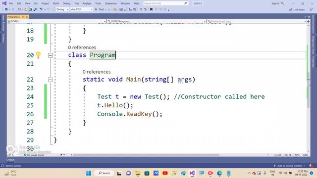 OOPS Session2 by Prakash Constructor in C# | Constructor Overloading | this keyword in C# | смотреть онлайн