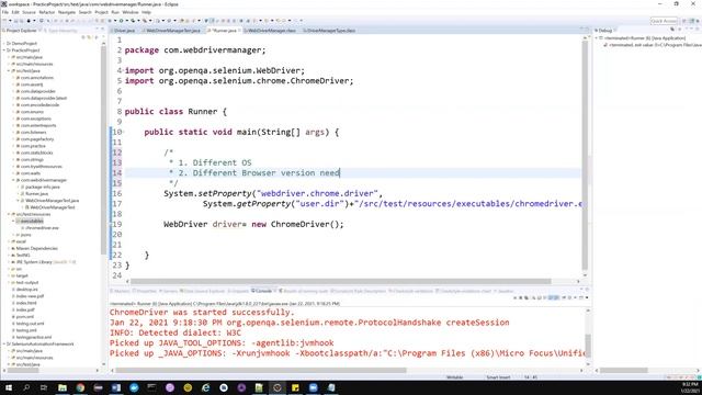 Selenium Framework - Part 40 - Browser and Driver Management using WebDriverManager смотреть онлайн