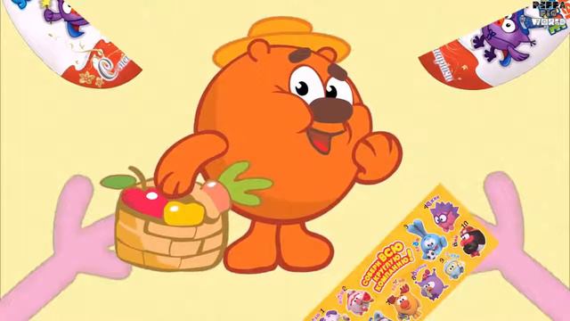Свинка Пеппа открывает КИНДЕР СЮРПРИЗы! НОВЫЙ мультфильм смотреть онлайн